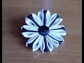 Цветы из атласных лент. Канзаши. DIY Kanzashi Flowers