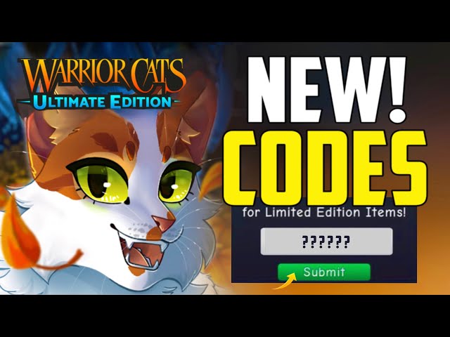 2022) How to Use * Warrior Cats * Codes  Latest & Valid Warrior Cats  Ultimate Edition Codes 