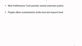 Extending VS2010 Web Performance Tests-Summary-Vedio-6