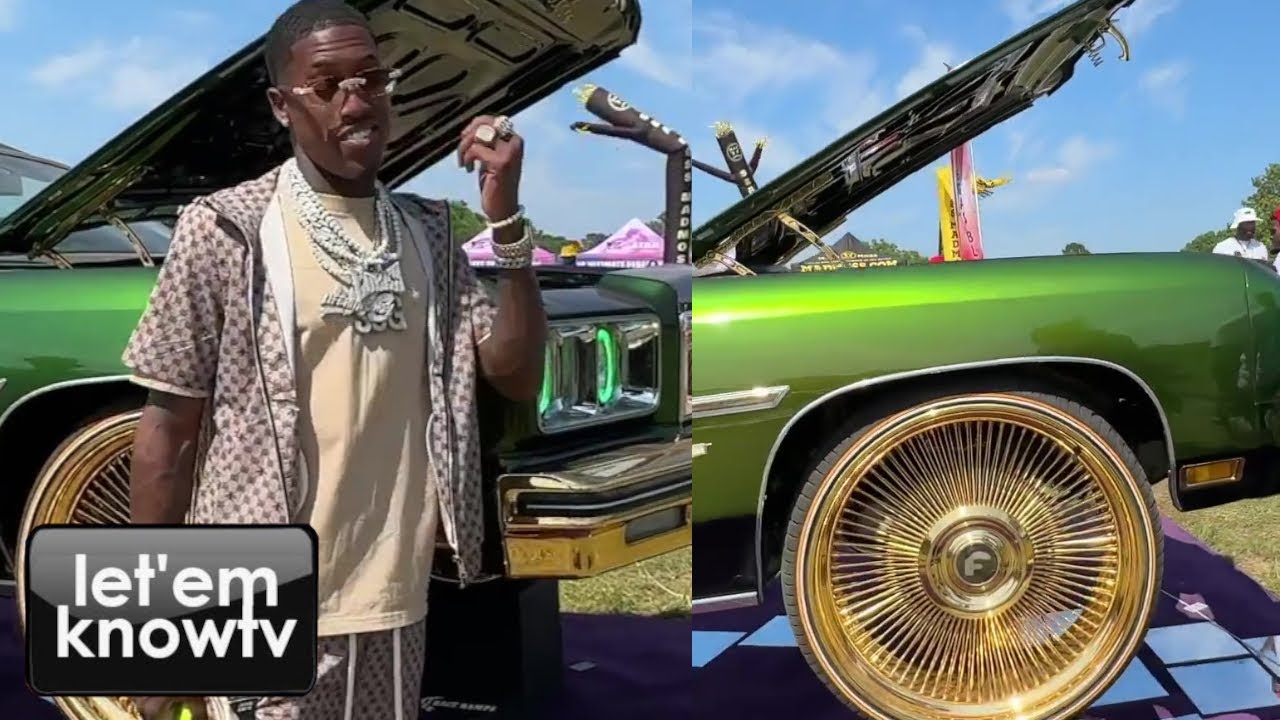 Corey Pritchett Had On Some Crazy Jewelry At The Rick Ross Car Show ...