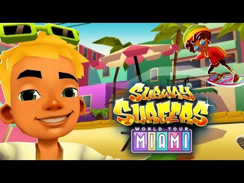 NEW UPDATE - SUBWAY SURFERS MIAMI 2014 