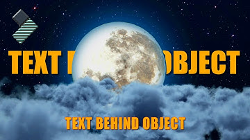 Text behind object effect in filmora । Filmora 9 Tutorial 2022