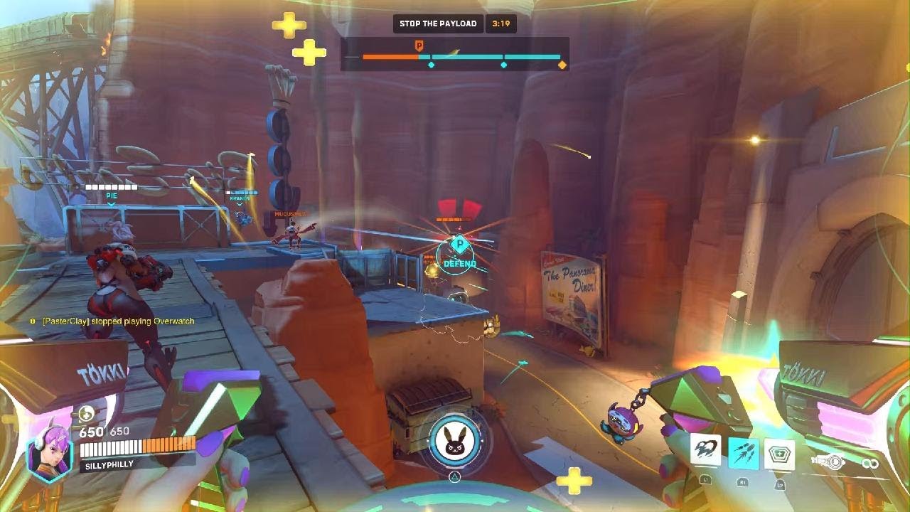 First DVA Game Of OW2, First Big Bomb Of OW2 - YouTube