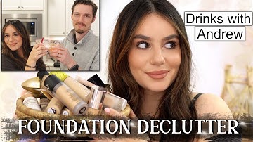 FOUNDATION DECLUTTER + DRINKS WITH ANDREW😍 || Two Cocktail Recipes in Our Kitchen || Tania B Wells