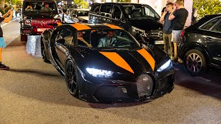 Prince of Qatar driving Hypercars in Monaco ! 2x Chiron Super Sport 300+, Divo, V12 Roadster