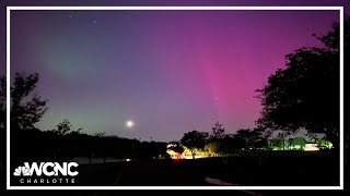 Views of northern lights caught on WCNC Charlotte