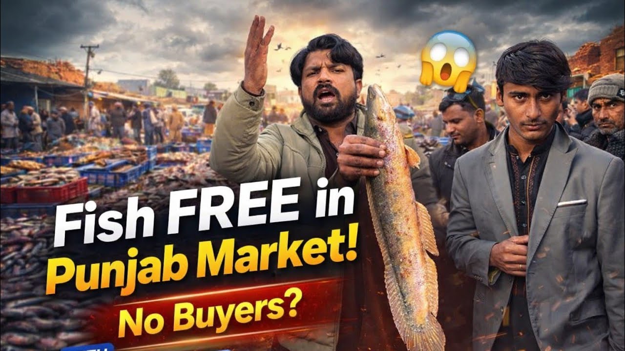 Fish FREE in Punjab Market | Shocking Rates!