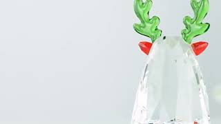 Swarovski Holiday Cheers Reindeer Crystal Figurine Value
