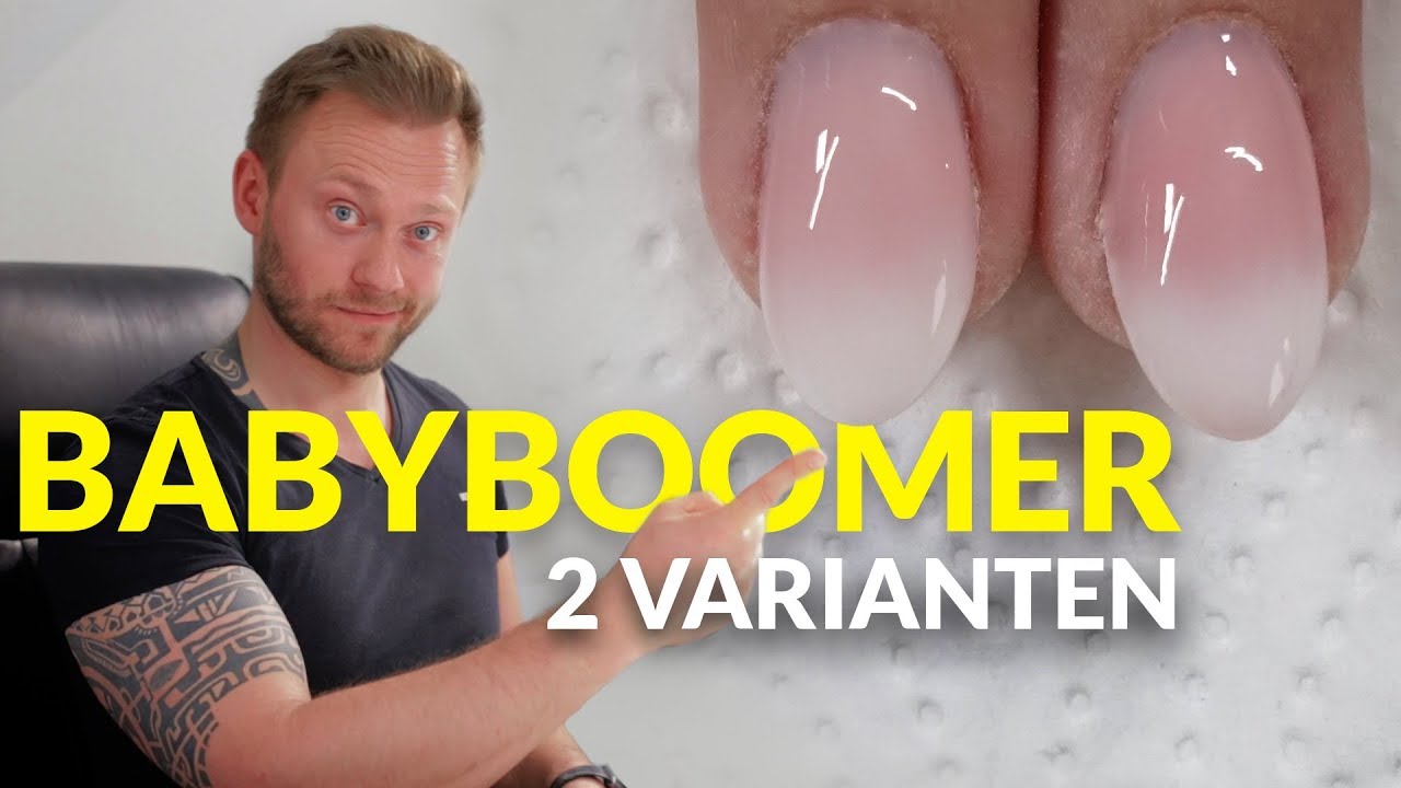 Gelnagel Babyboomer In 2 Varianten Tutorial Youtube
