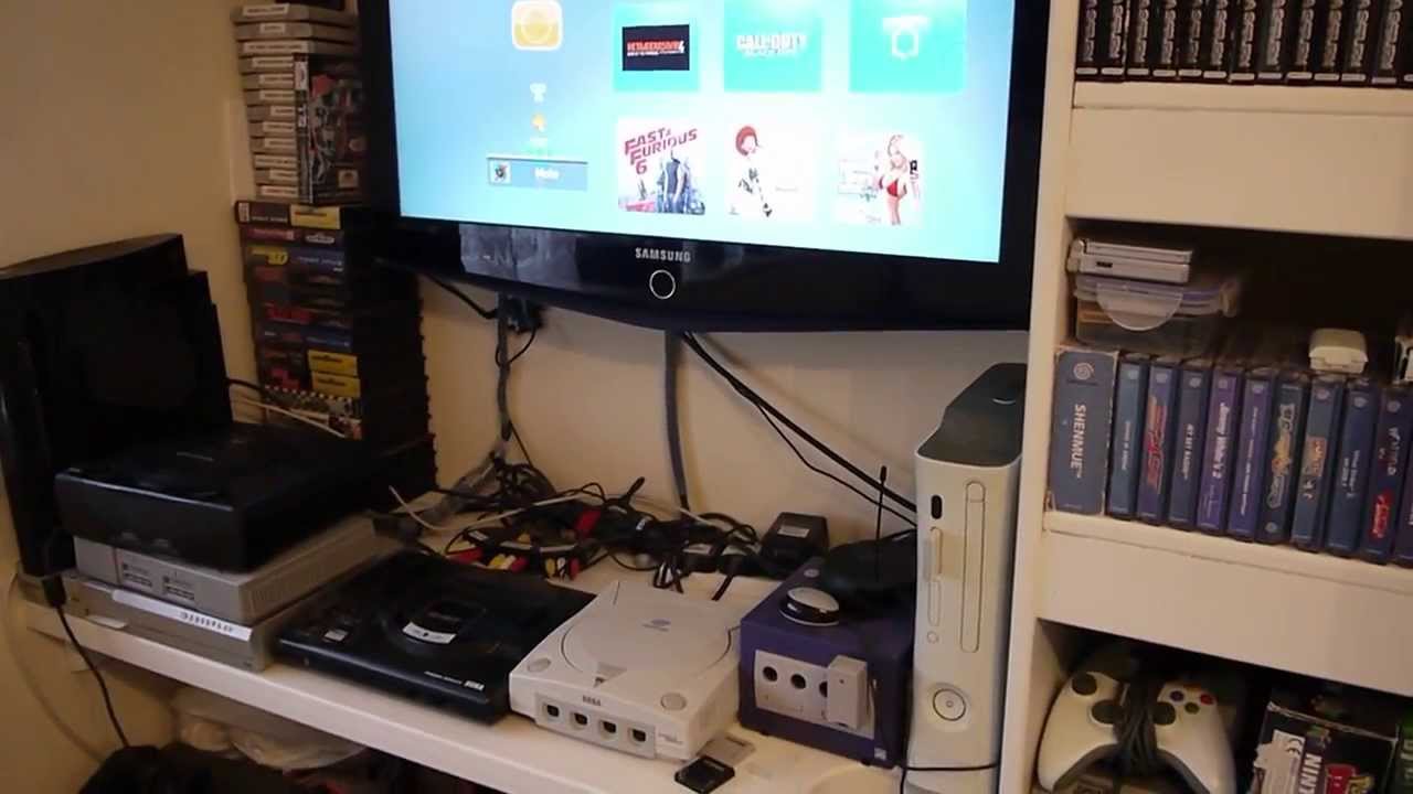 My Gaming Console Setup Collection - YouTube