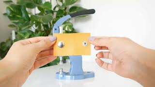 Tulumba Pres Ile Çıtçıt Uygulaması. Çıtçıt Basma