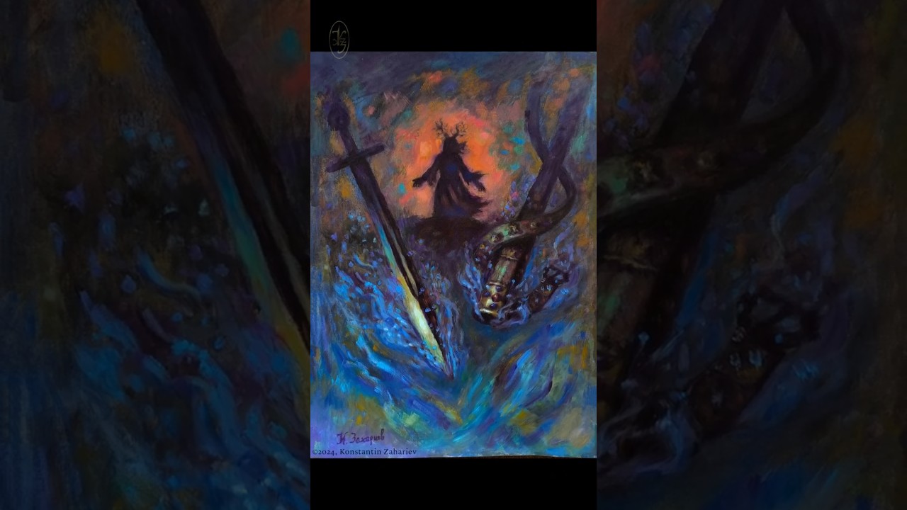 This painting is based on a forgotten Bulgarian legend 