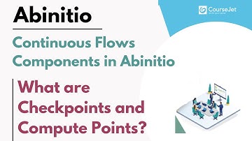 Continuous Flows Components in Abinitio | What are Checkpoints and Compute Points? | Lec - 09