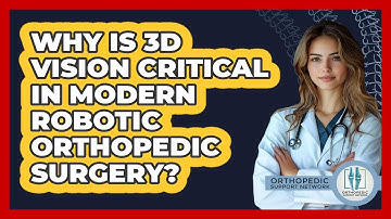 Why Is 3D Vision Critical In Modern Robotic Orthopedic Surgery? - Orthopedic Support Network