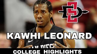 Kawhi Leonard (San Diego State) College Highlights