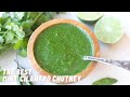 The best mint cilantro chutney indian green sauce