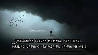 Status wa:Cinta sepihak itu menyakitkan
