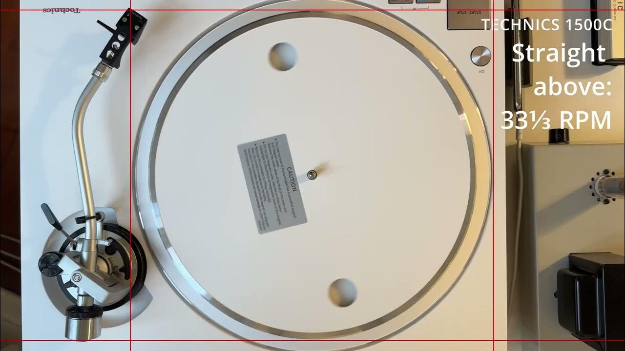 Technics 1500C platter wobble YouTube