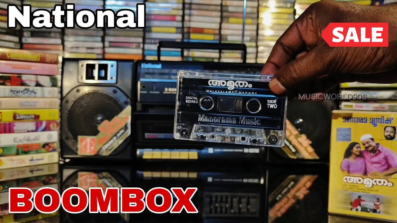 National RX-CS700 Radio Cassette Boombox | 5-Band Graphic Equalizer 