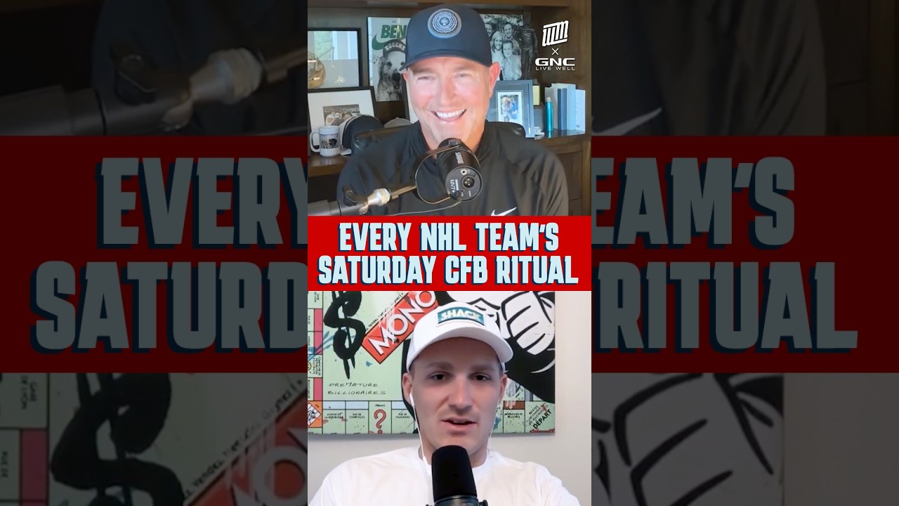 SECRET NHL Locker Room Routine on Saturdays 😯