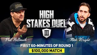 High Stakes Duel III | Round 1 | Phil Hellmuth vs Nick Wright Profile
