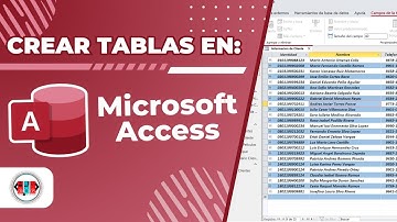 Cómo usar y crear Tablas en Access | BTPI 2025