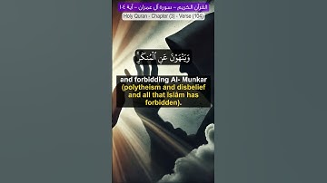 آية 104 سورة آل عمران