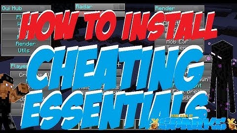 (How to Install) ► Cheating Essentials ◄ (1.6.4)