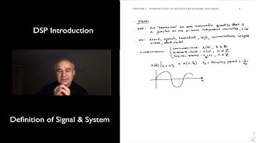 DSP Topic 1: Definition of Signal & System