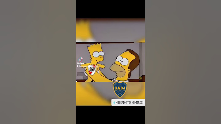 Los Simpson Argento (Versión Futbol Argentino) Boca y River