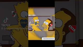 Los Simpson Argento (Versión Futbol Argentino) Boca y River