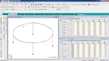 STAAD Pro Tutorials - Analysis & Design of RCC Circular Beam ( Day 17)