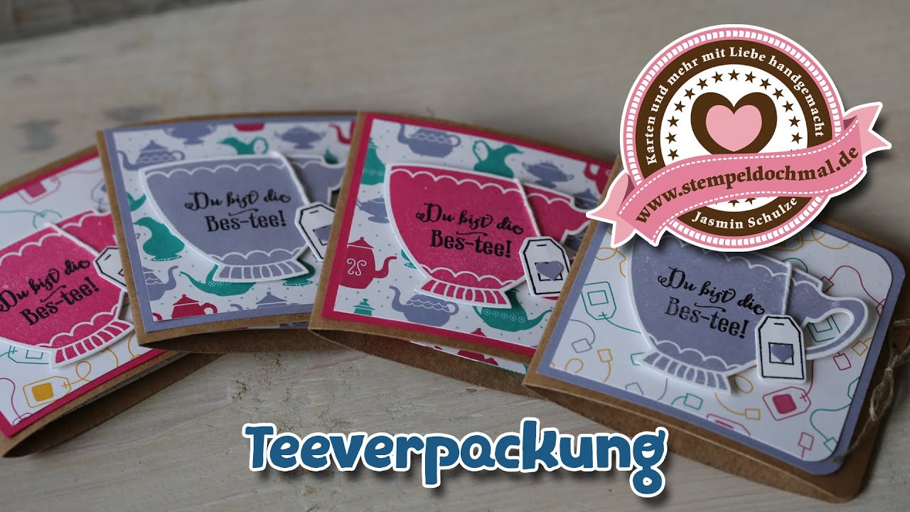 Tutorial: Teeverpackung mit Stampin' Up! Produkten