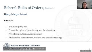 Meetings: Agendas, Chairing, and Robert’s Rules of Order