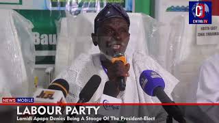 LABOUR PARTY CRISIS: Lamidi Apapa Denies Being A Stooge Of The President-Elect