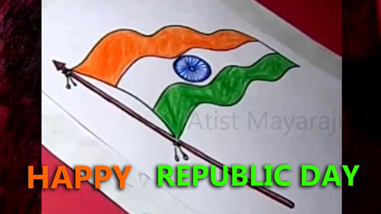 How to draw Republic Day Easy Drawing / January 26 republic day ...