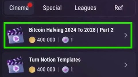 Bitcoin Halving 2024 to 2028 | Part 2 | TapSwap Code | Bitcoin Halving 2024 to 2028 | | Part 2