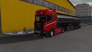 Euro truck simulator 2 1.30.TruckSim v 6.6.2.Сatanzaro-Patra.Scania S High Roof scs