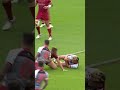You can feel this tackle 😤