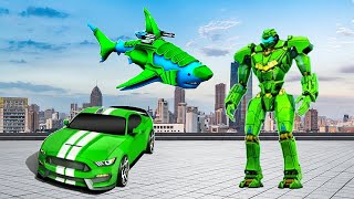 Car Robot Shark Multi Robot Transformation Truck Robot Game 2023 - Android Gameplay screenshot 5