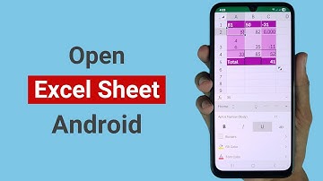 Hoe u een Microsoft Excel-blad op Android opent
