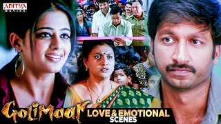 Golimaar Movie Love & Emotional Scenes | Hindi Dubbed Movie | Gopichand, Priyamani | Aditya Movies