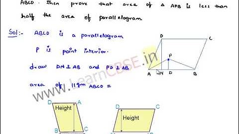 RD Sharma class 9 solutions Chapter 15 Areas of Parallelograms and Triangles Ex 15.3 Q11