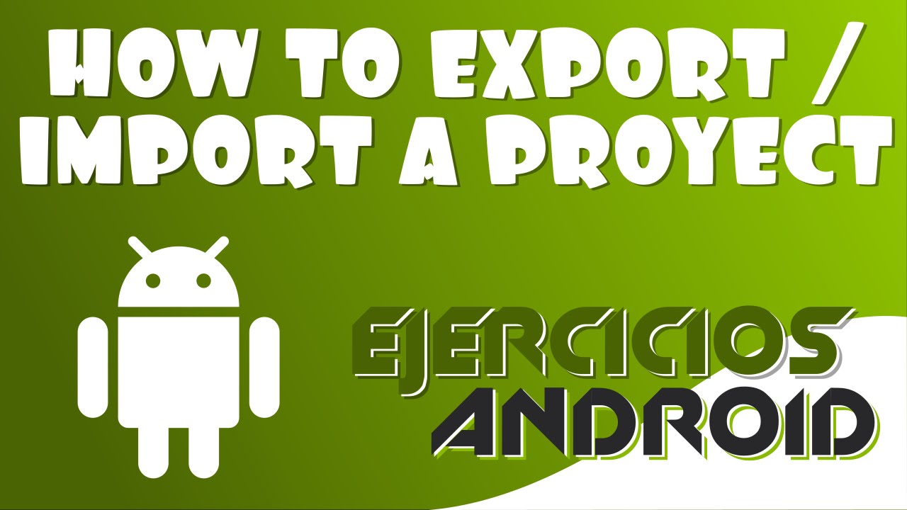 How to export / import a proyect | App Inventor 2