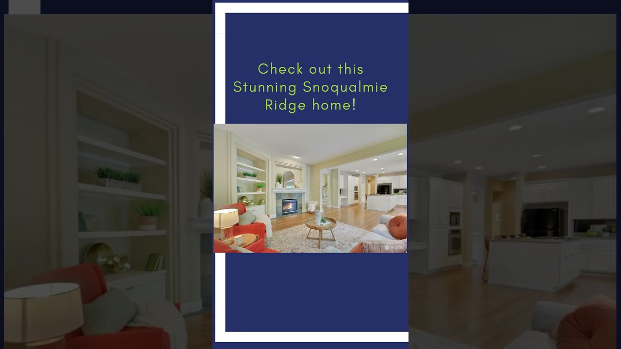 Gorgeous Snoqualmie Falls Home! - Wilcox Real Estate