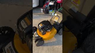 DeWalt RWD 163cc lawn mower. Going back to gas and here’s why.​⁠ @dewalttv #dewalt #lawnmower