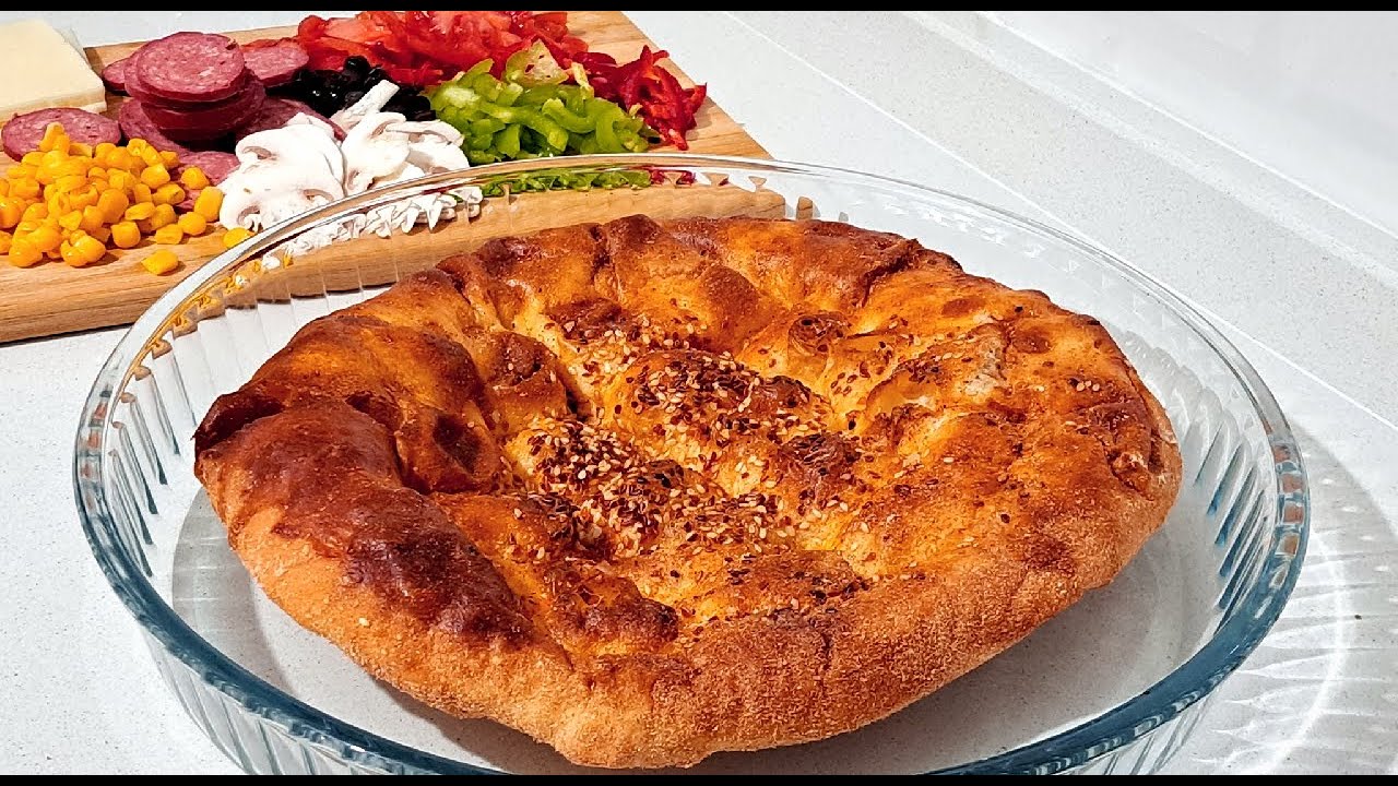 BAYAT PİDEDEN SAHURA DENMEYEN KALMASIN ÇOKTA DOYURUCU PİZA TARİFİ   Lezzete Dair Yemek Tarifleri