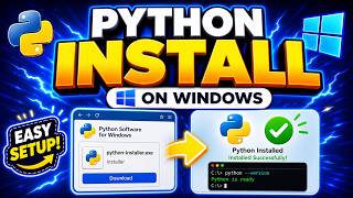 Install Python on Windows in Minutes! 🐍 Step-by-Step Beginner Guide