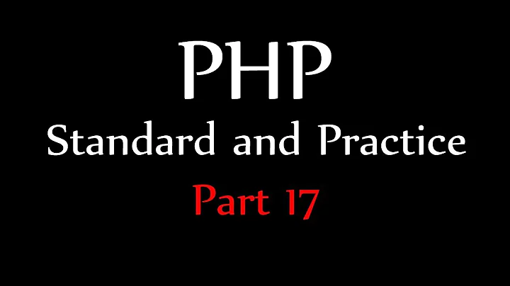 Errors - PHP Standard and Best Practices Part 17