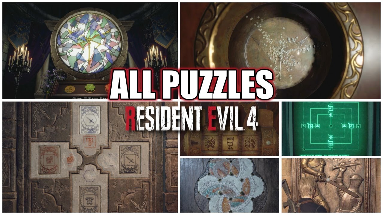 RE4 Remake, All Puzzle Solutions